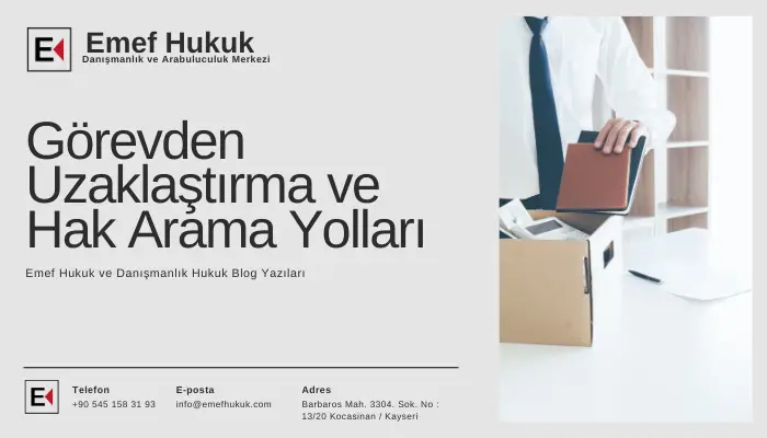 görevden uzaklaştırmas